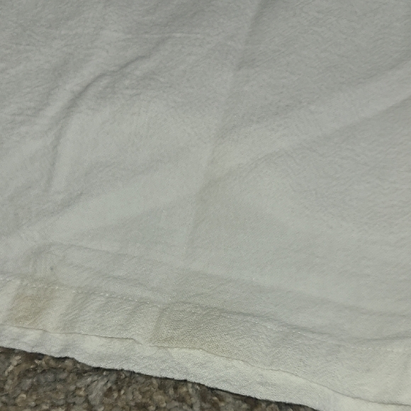 Anrabess White Drawstring Linen Blend Pants - Picture 10 of 13